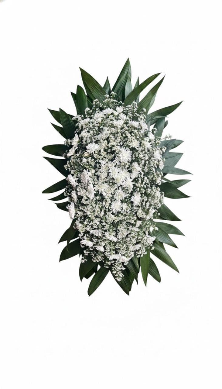 Coroa Flores do Campo Brancas — coroa de flores para velório em Brasília