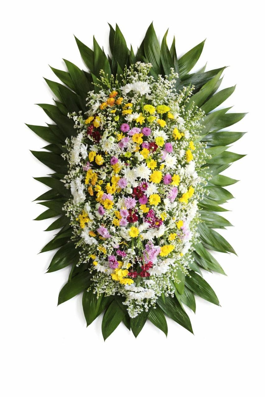 Coroa Flores do Campo e Gérberas Vermelhas — coroa de flores para velório em Brasília