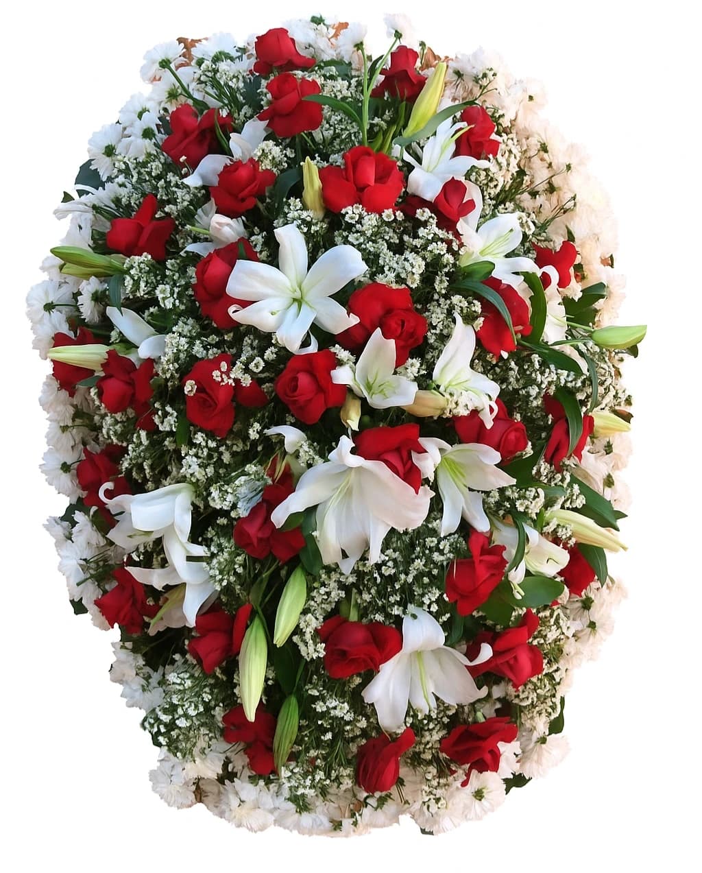 Coroa Rosas Amarelas e Boca de Leão — coroa de flores para velório em Brasília